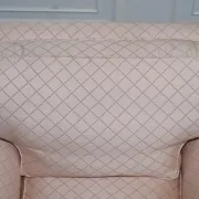 Country House Armchair and Ottoman Set, England