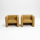 Paire de fauteuils rares de Trussardi, Italie, années 1970