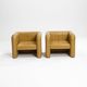 Paire de fauteuils rares de Trussardi, Italie, années 1970
