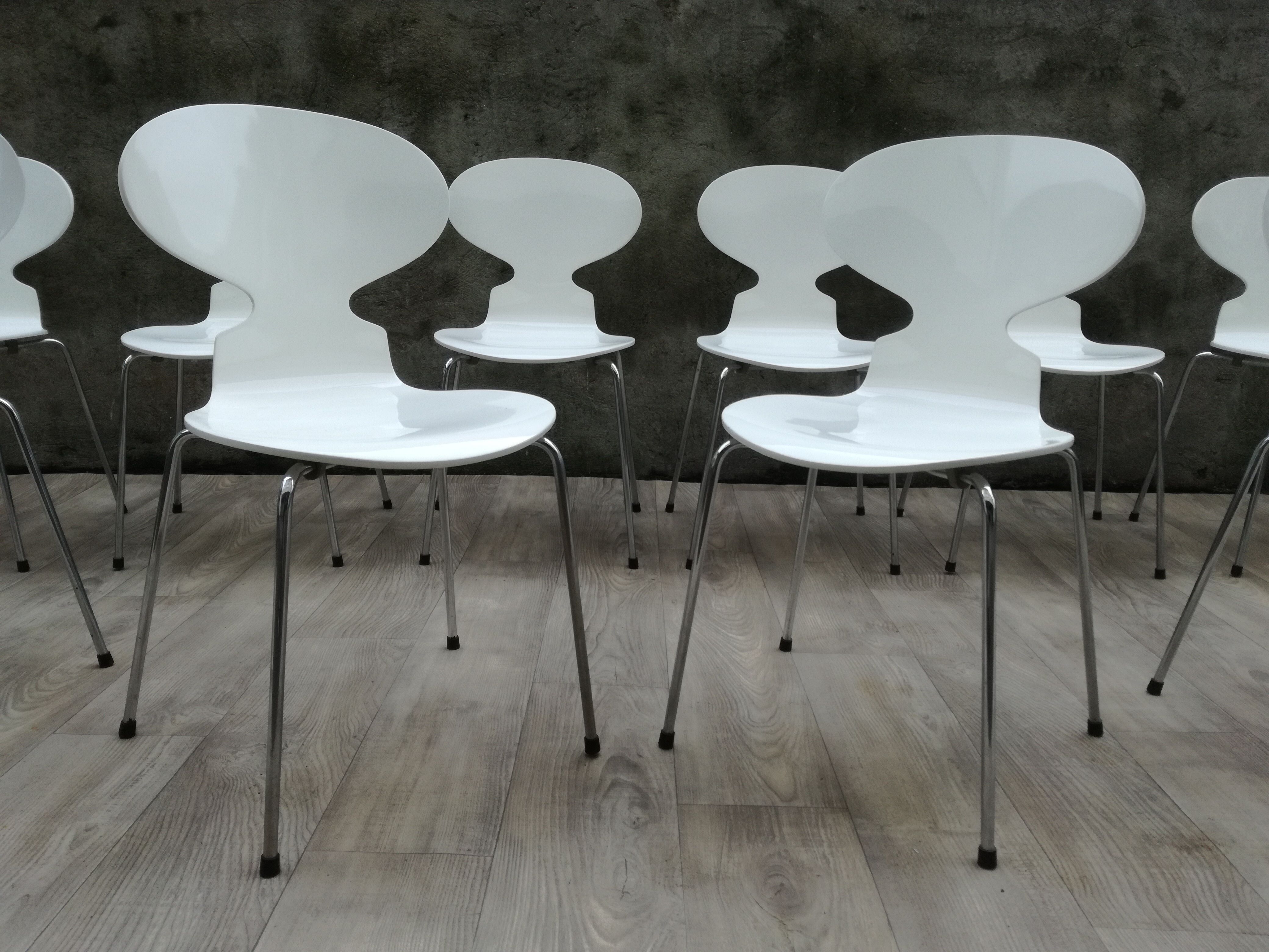 Series of 10 ant chairs by Arne Jacobsen, 1979
