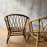 Rattan lounge