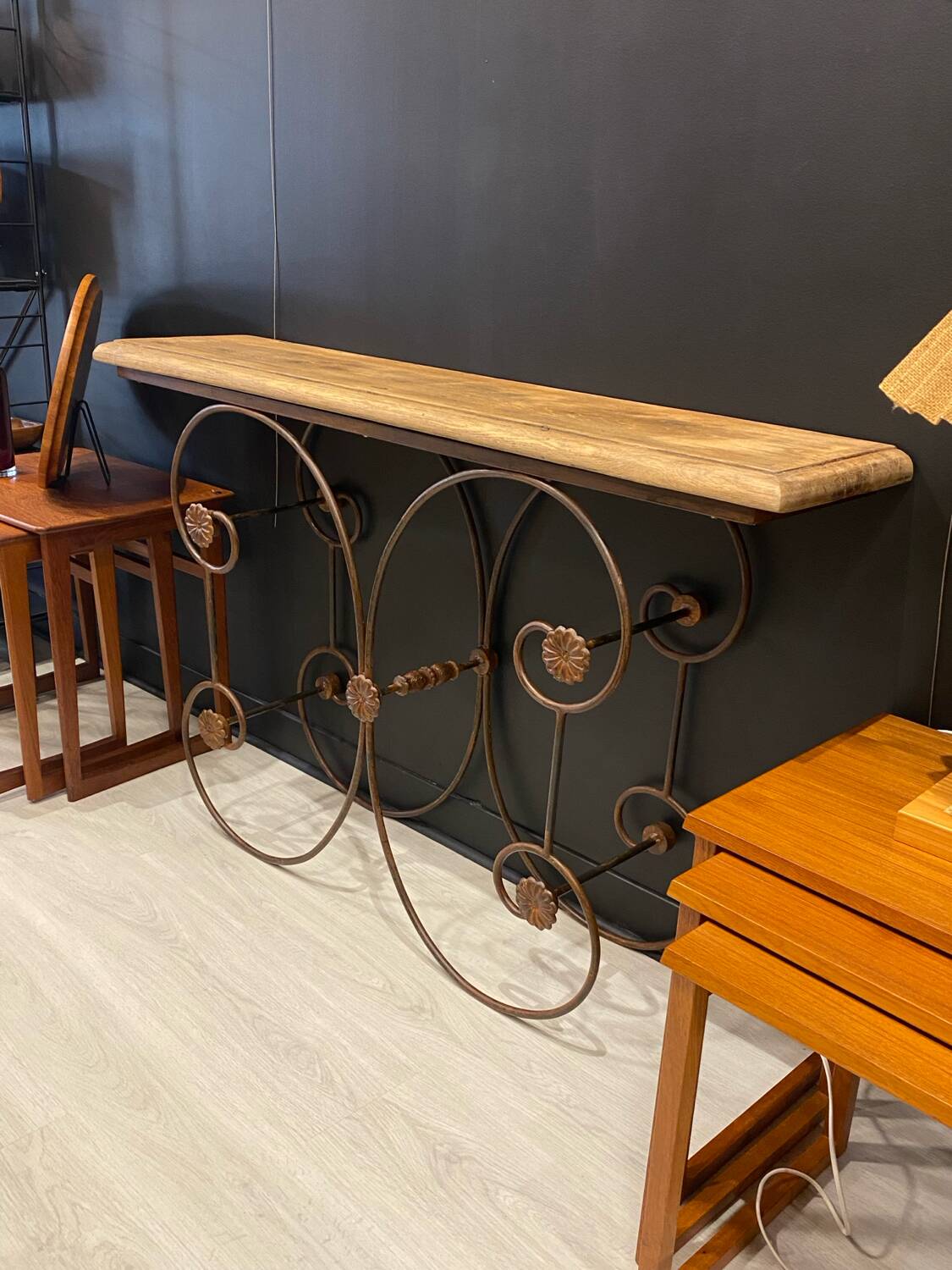 Console fer forgé