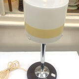 Lamp Mazda foot chrome Lampshade style glass