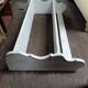 Patinated solid wood shelf