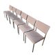 6 x chaise de salle à manger n°33 par Gijs van der Sluis pour Van der Sluis Stalen Meubelen, années 1960