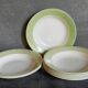 Eight earthenware plates from salins 50s