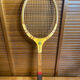 Vintage donnay la hutte wooden tennis racket + montana cover