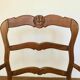 Fauteuil paillé provençal style Louis XV