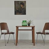 Walnut dining table 1950 Ex Czechoslovakia produced by UP Zavody