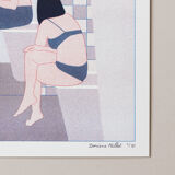 Affiche illustration, risographie A4, édition limitée