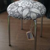 Tabouret molleton Feuillage