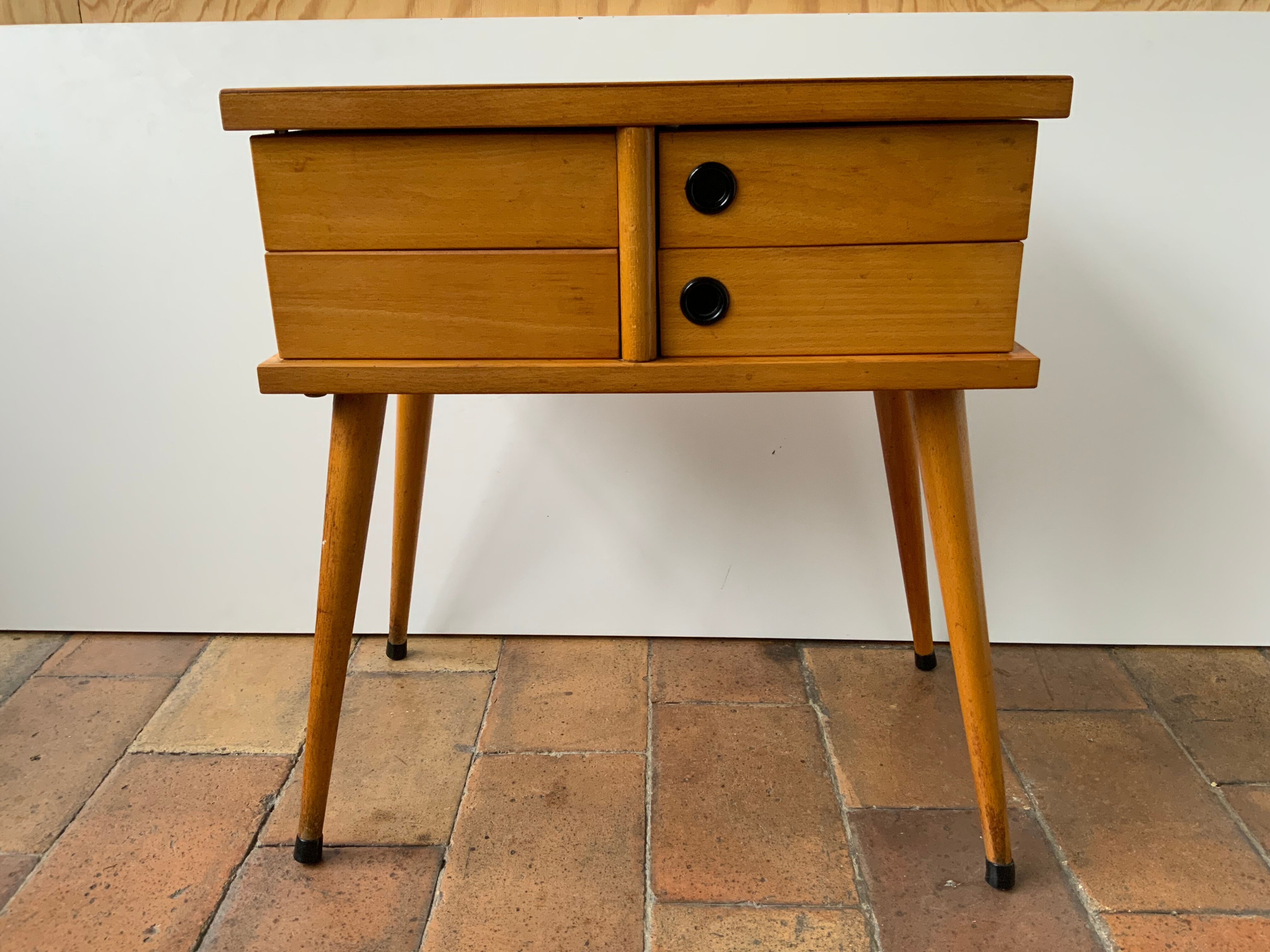 Vintage bedside table