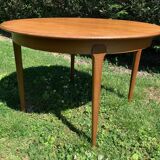 Danish 1960s round table with butterfly extension