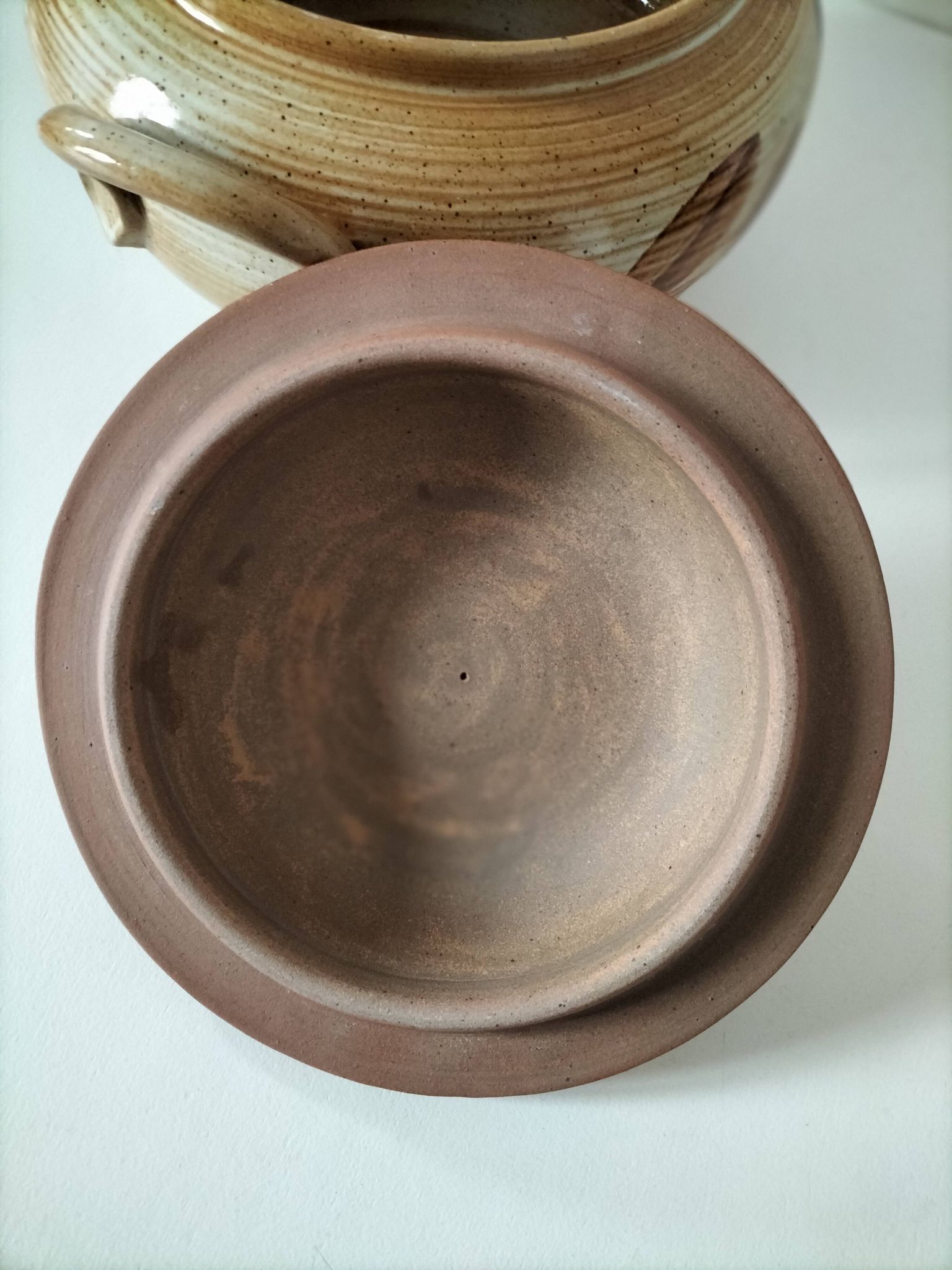 Vintage stoneware soup tureen from Marais.