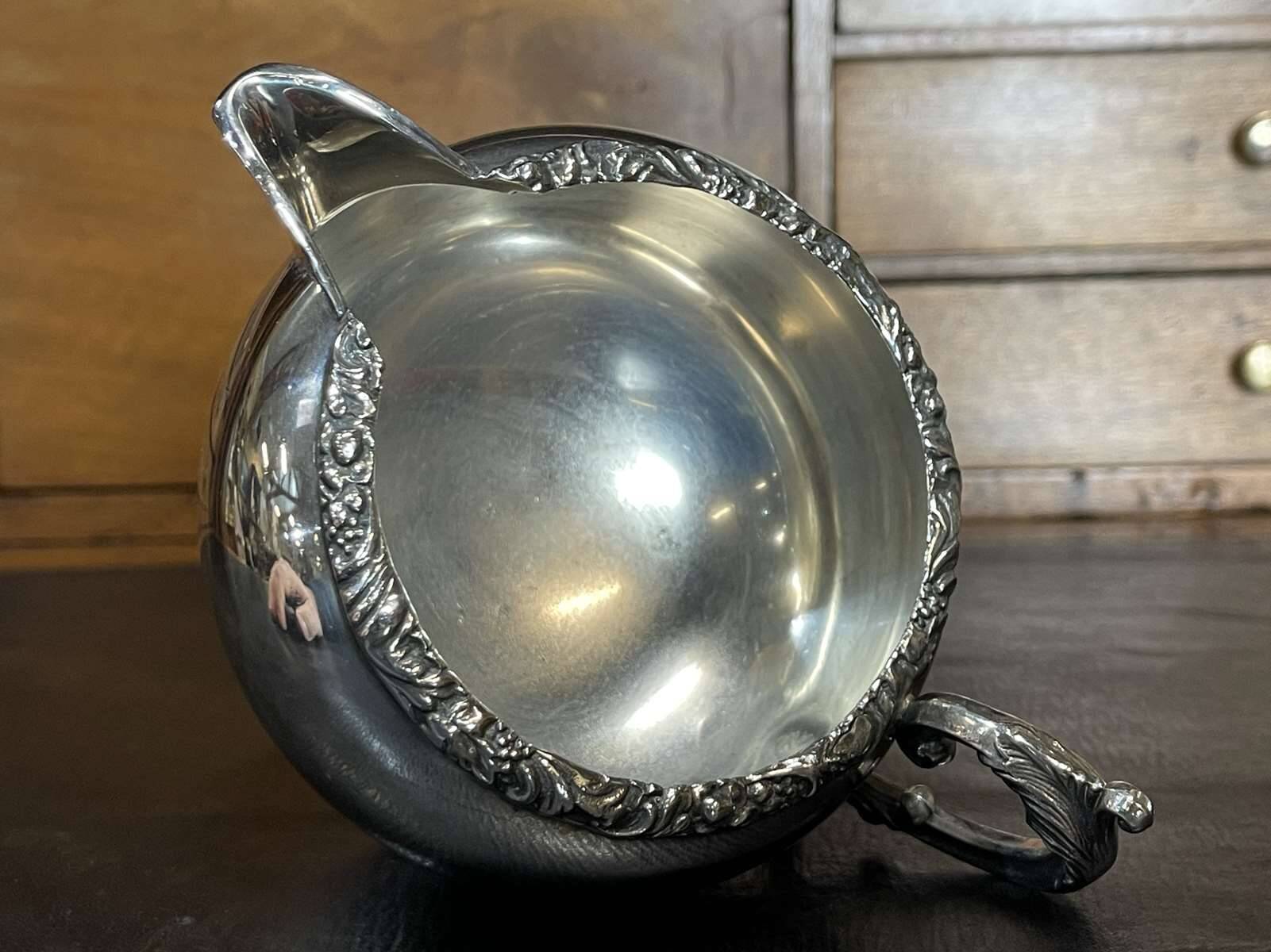 Canadian silver-plated milk jug - 1950s