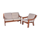 Vintage Danish Design Sofa and Armchair, 1960s