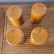 4 old glazed terracotta cups