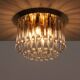 Set of two J.T. Kalmar Murano Raindrop hanging lamps, 1970 Austria