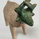 Vase picnic zoomorphic cow ceramic 70s