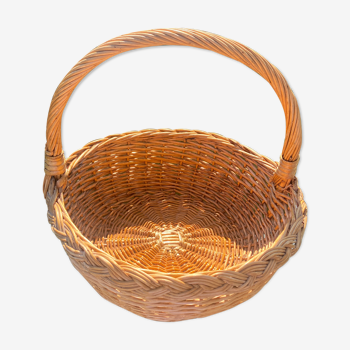 Panier osier vintage