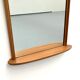 Miroir en bois avec tablette