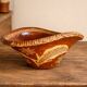 Old glazed terracotta plate, Portuguese craftsmanship.