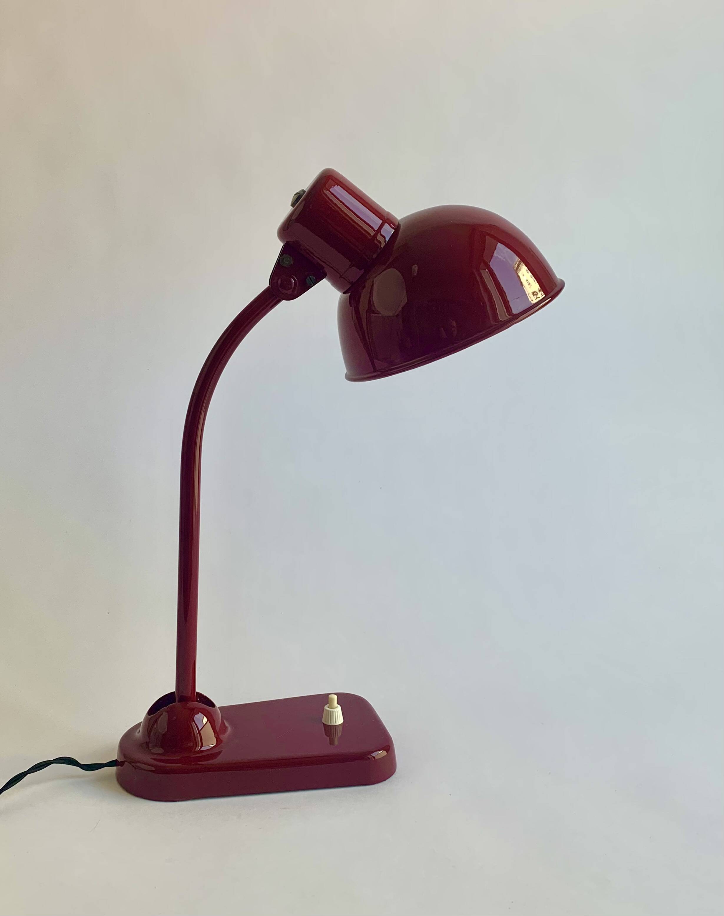 Bauhaus desk lamp, Germany, 1940s