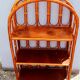 Rattan shelf