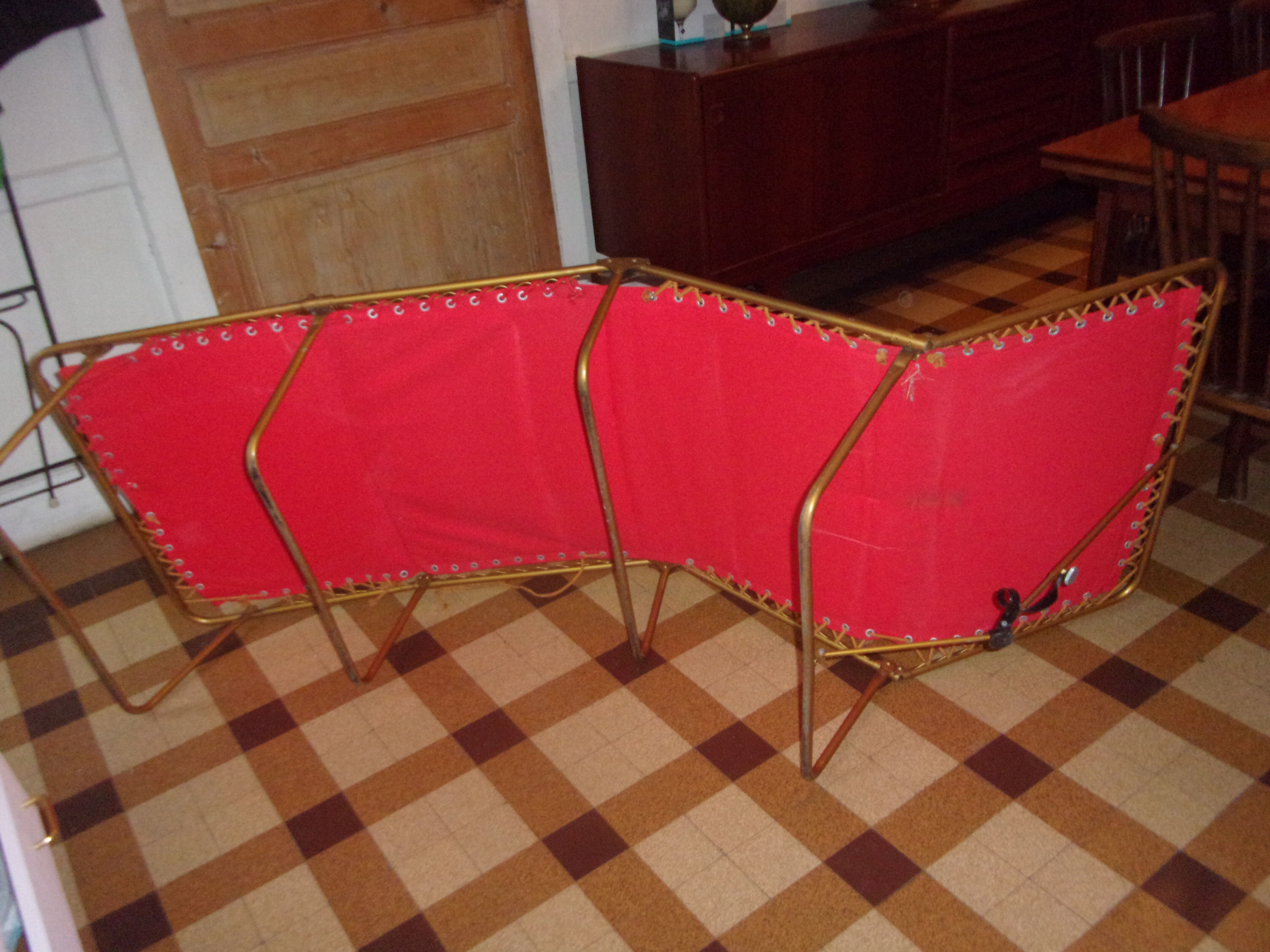 Lit pliant de camping 1970