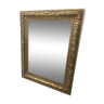 Golden rectangular mirror - 100x80cm