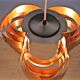 Danish hanging lamp in copper by Werners Schou for Coronell Elektro, 1960s
