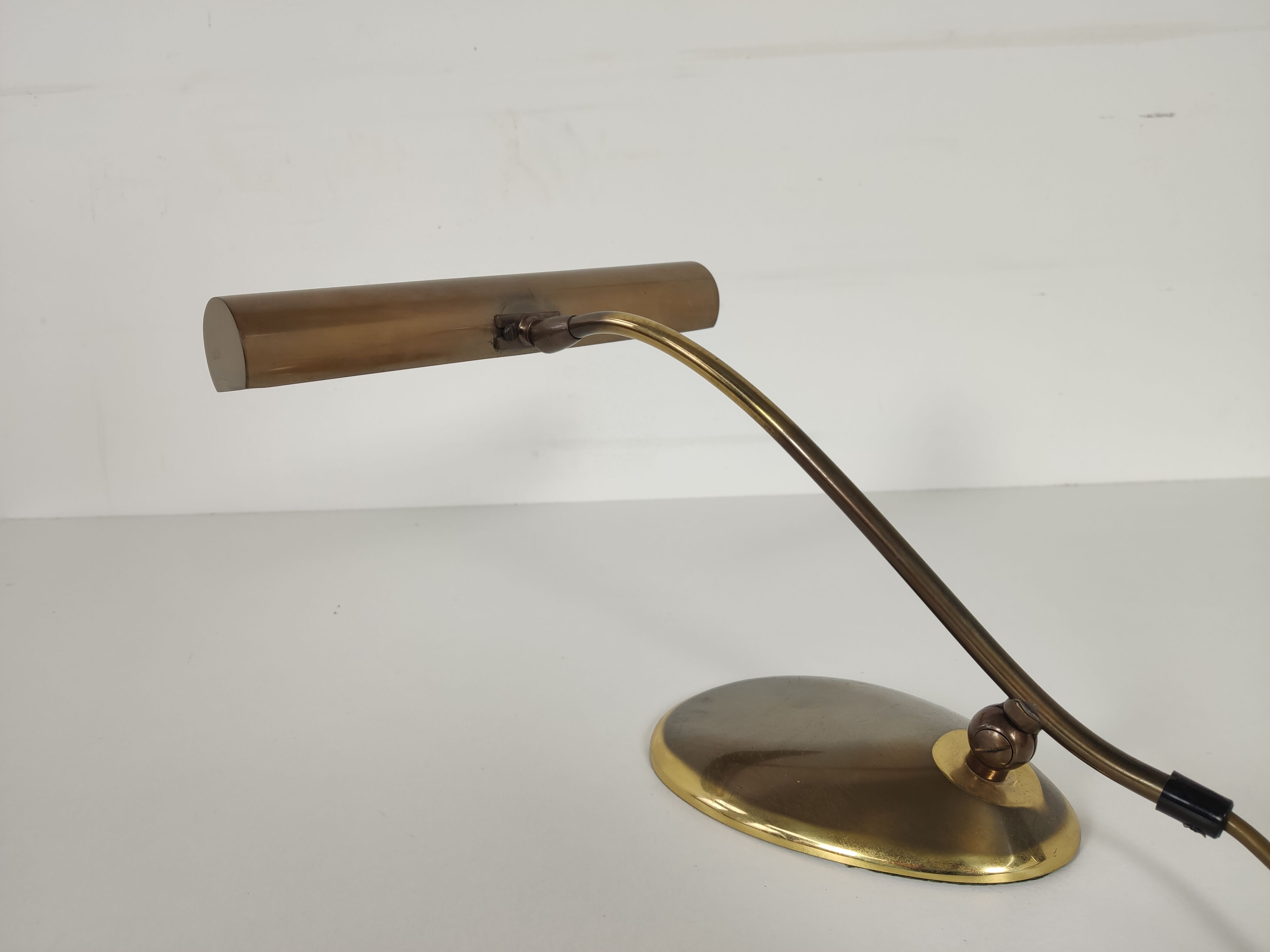 OMI DGBM 50/60s brass desk lamp