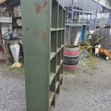 1950s iron workshop storage cabinet.