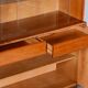 Art Deco Display Cabinet in Oak and Glass, Czech, 1940s