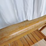 Vintage Trieste Folding Wooden Chair by Aldo Jacober, 1970s