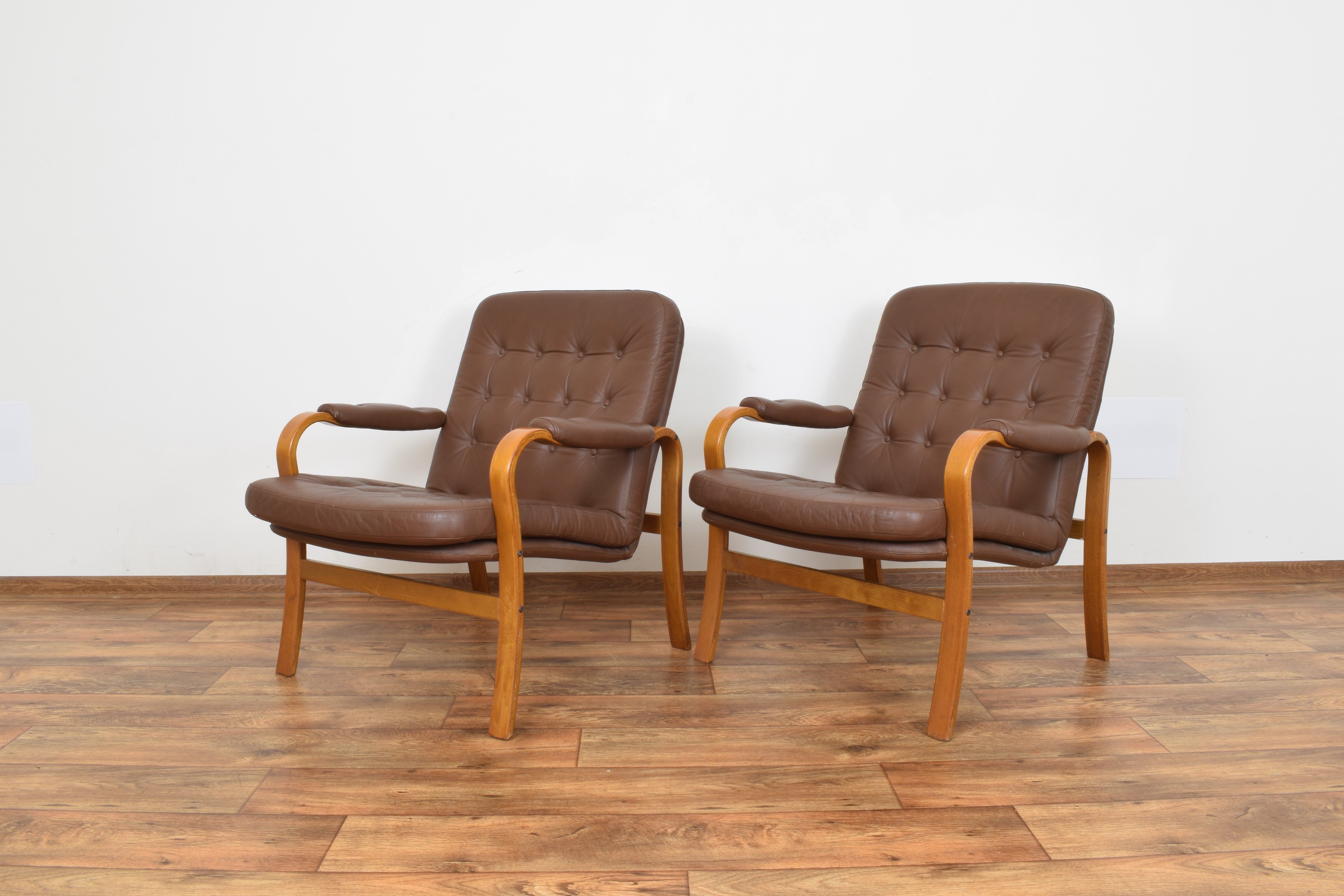 Mid-Century Swedish Armchairs from Göte Möbel, 1960s, Set of 2