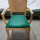 Set of 16 vintage Fameg wooden bistro armchairs
