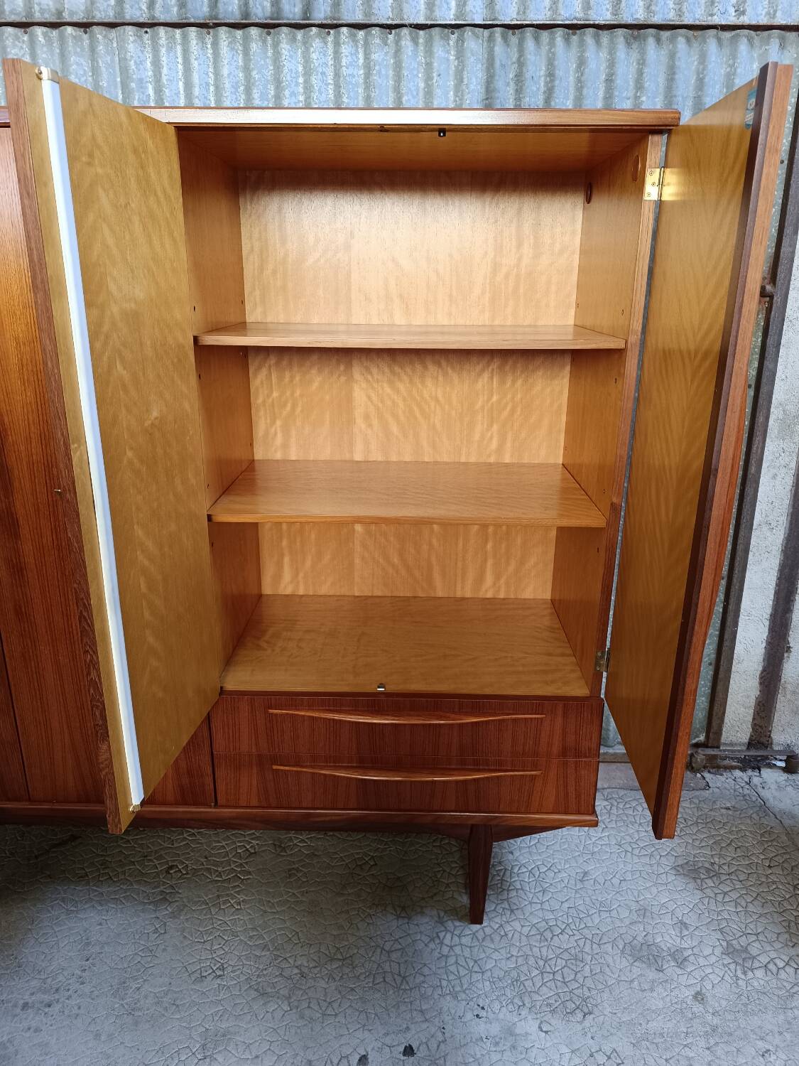 Vintage Scandinavian teak cabinet