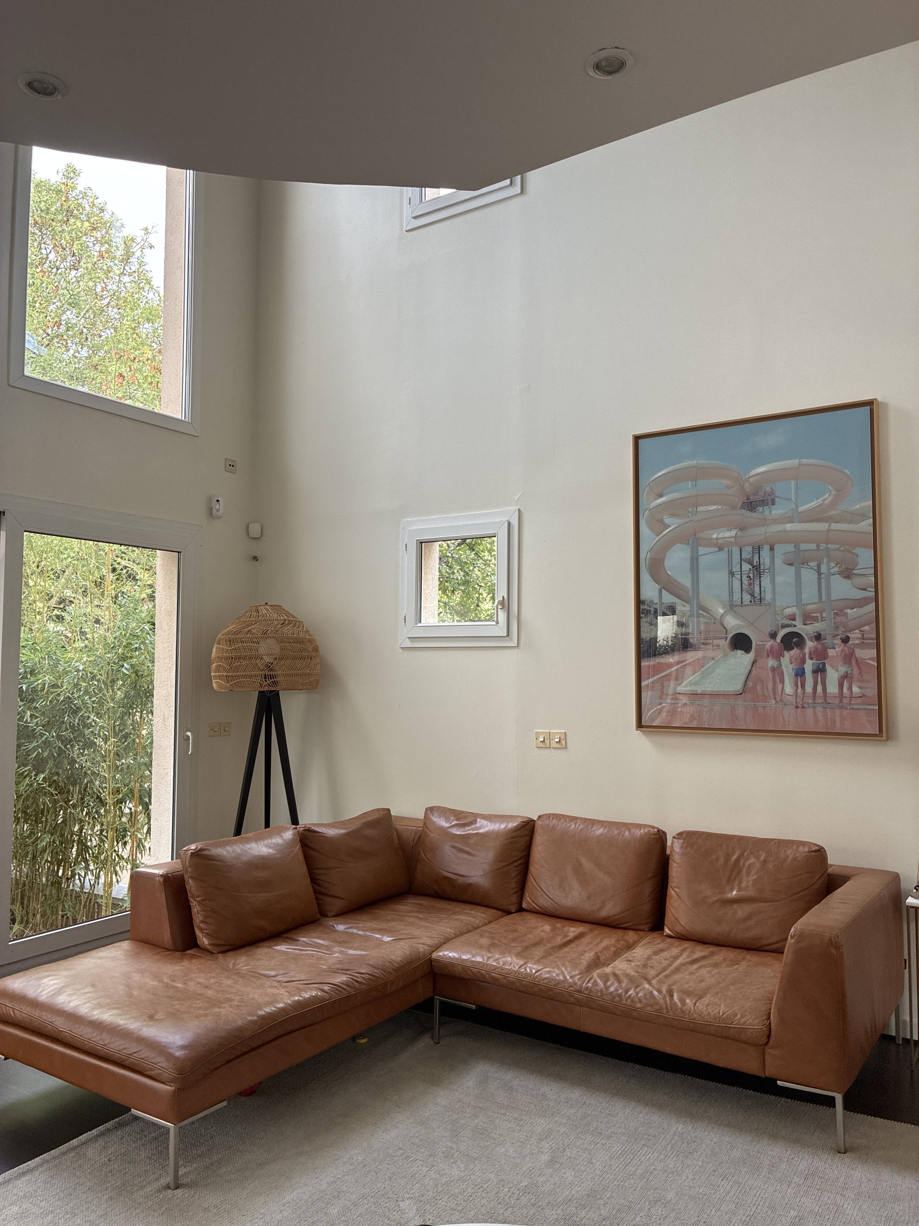 Montino Habitat Vintage Leather 5-Seater Sofa
