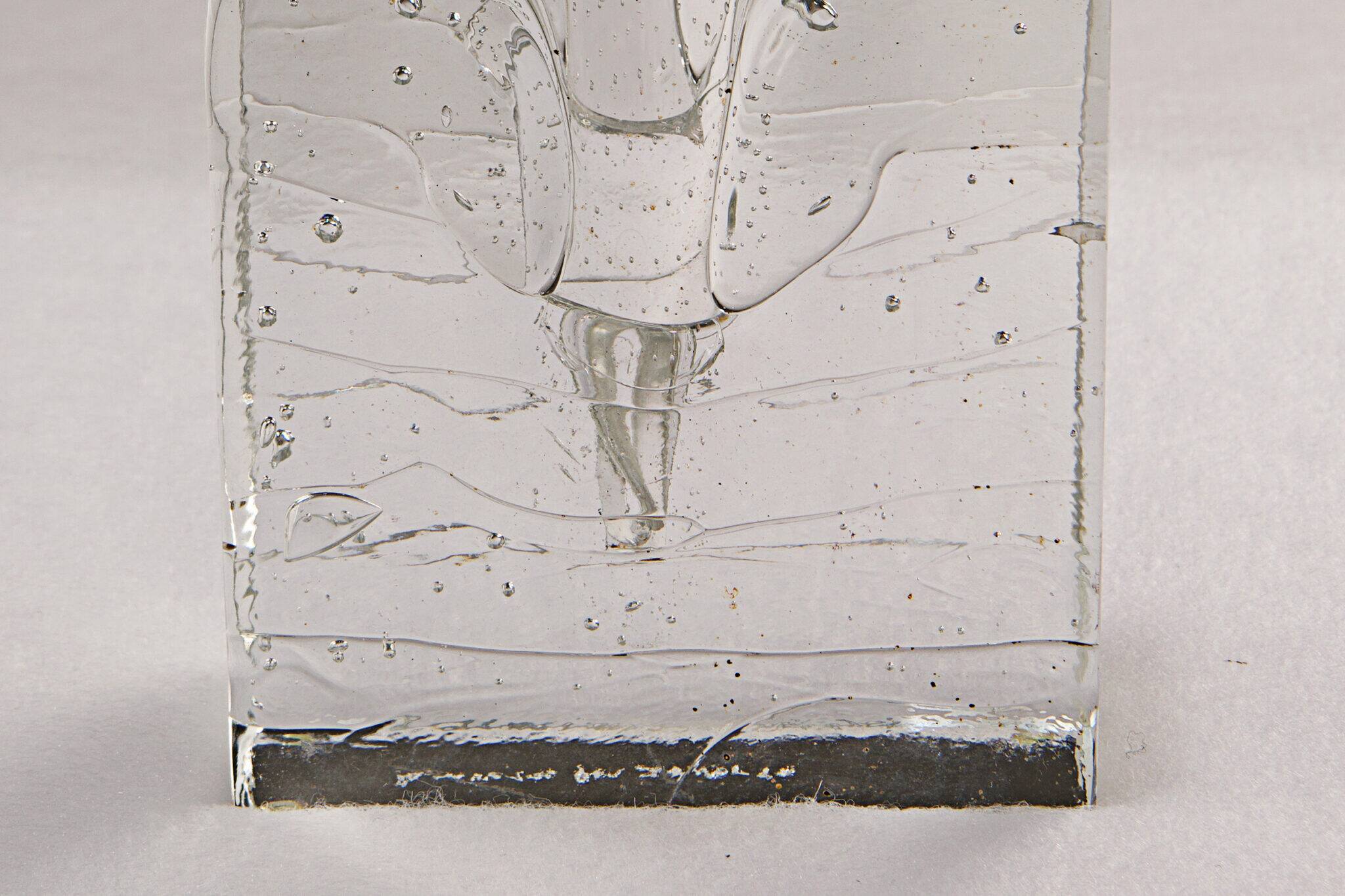 'L'ultimatum' vase in glass