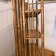 Bamboo standing shelf from the 60s