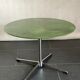 Green Marbled Glass Round Salon Table