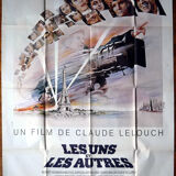 Original cinema poster "the uns and the other" claude lelouch