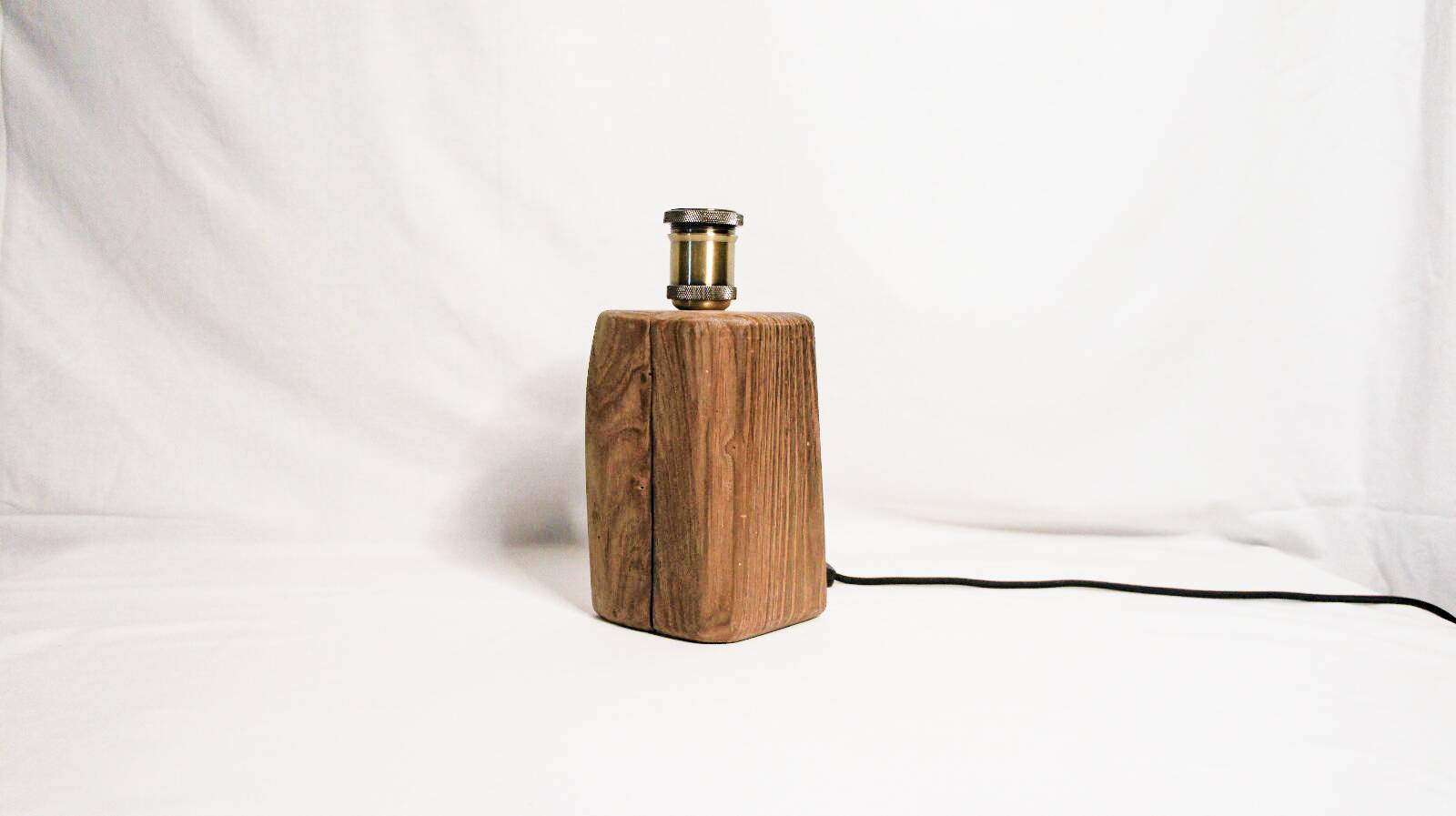 High lamp in solid oak