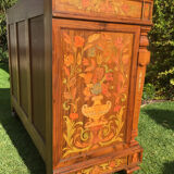 Commode en marqueterie de style restauration - XIXe