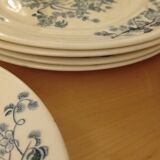 Assiettes terre de fer anciennes