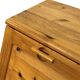 Vintage pine secretaire workstation desk, 1980s design