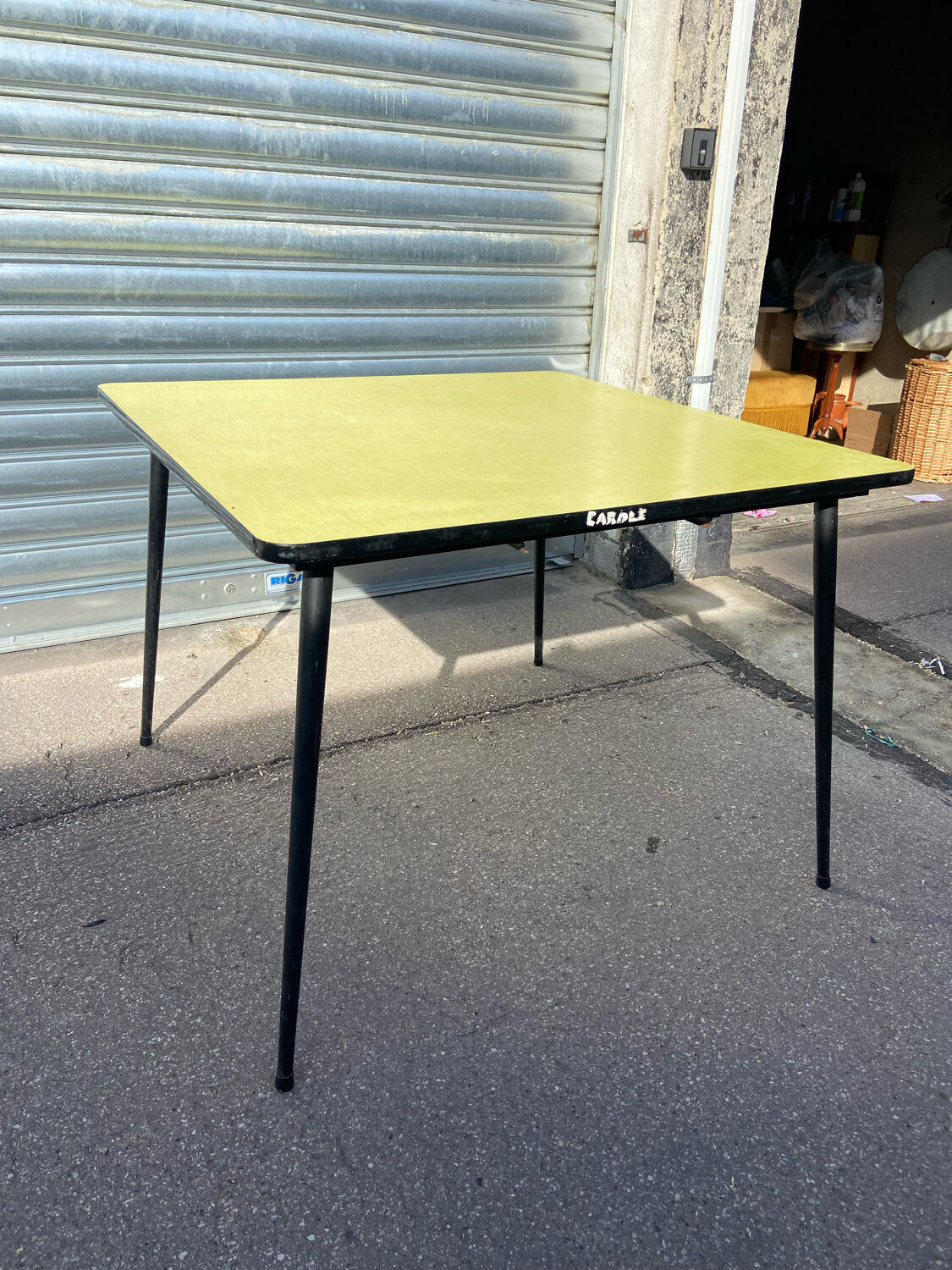Vintage formica table