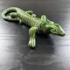 Lézard vert en  céramique