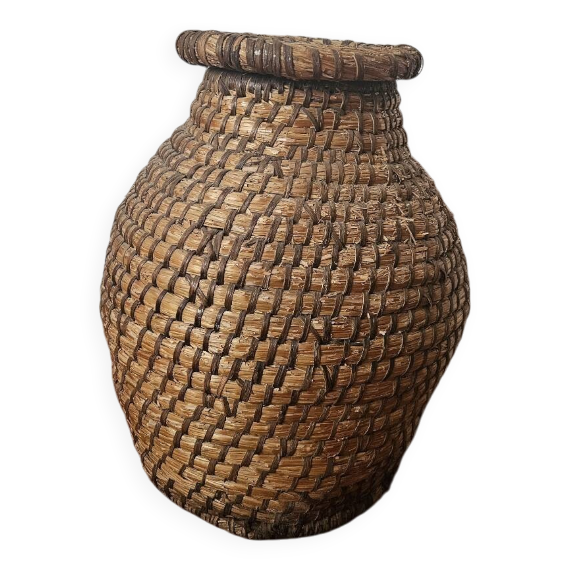 Vintage wicker basket